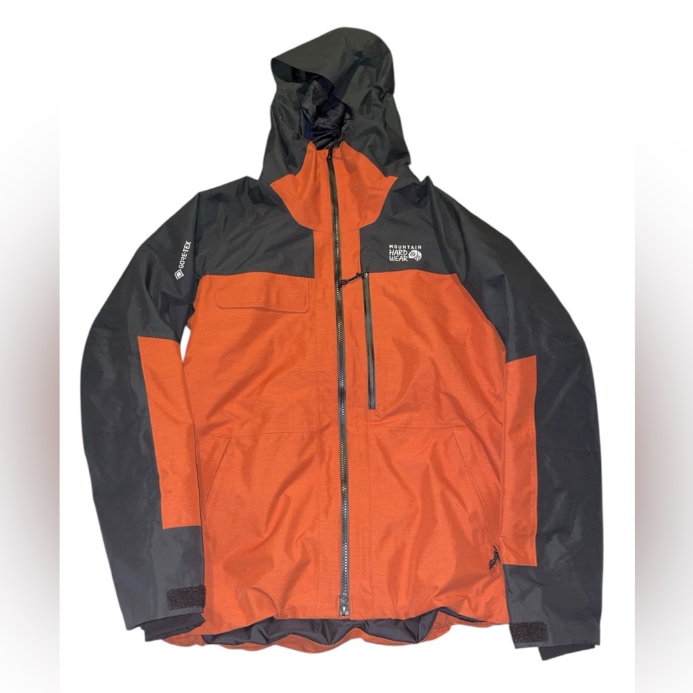 Mountain Hardwear Black and Orange Ski Jacket